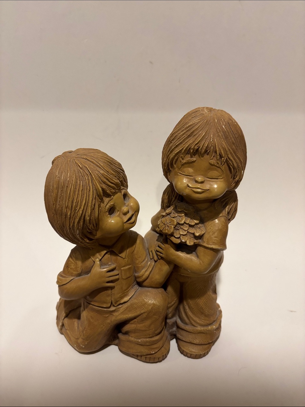 Engagement Ceramic Boy and Girl Figurine Sculpture - Charming Home Accent